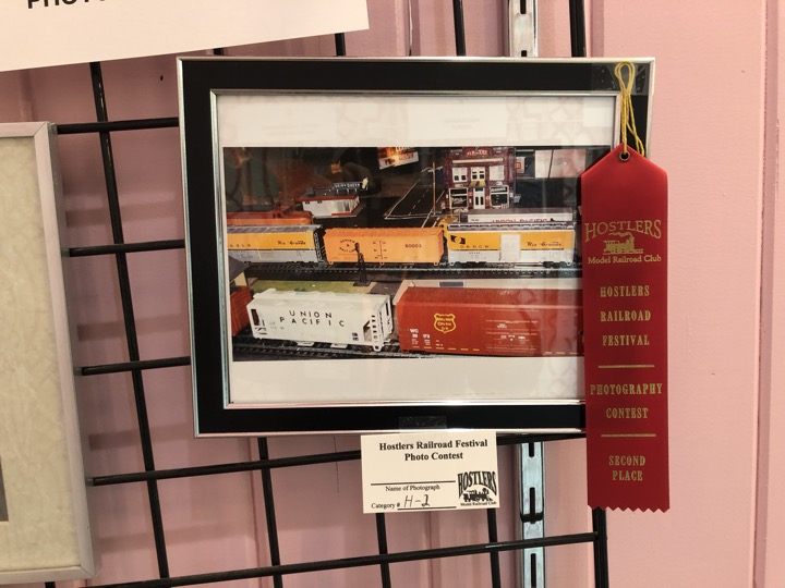 Second Place Model Railroading with enhancement, Charles Treft